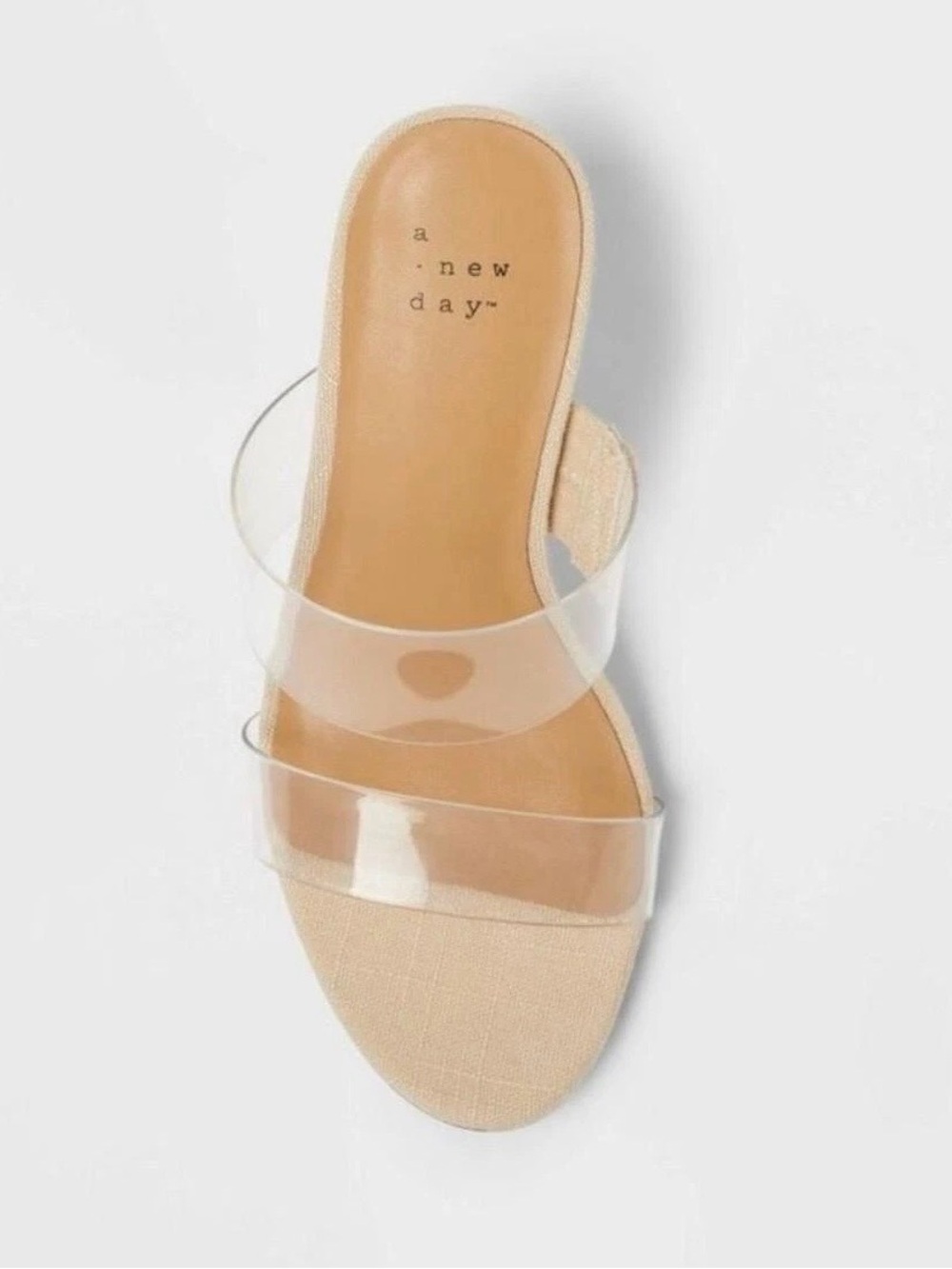 a new day Clear Strap Espadrille Wedges - Tan - Picture 4 of 6